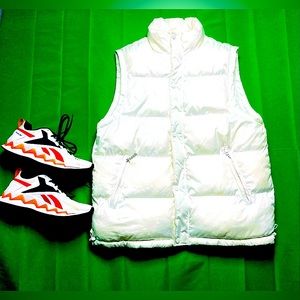White Puffer Vest